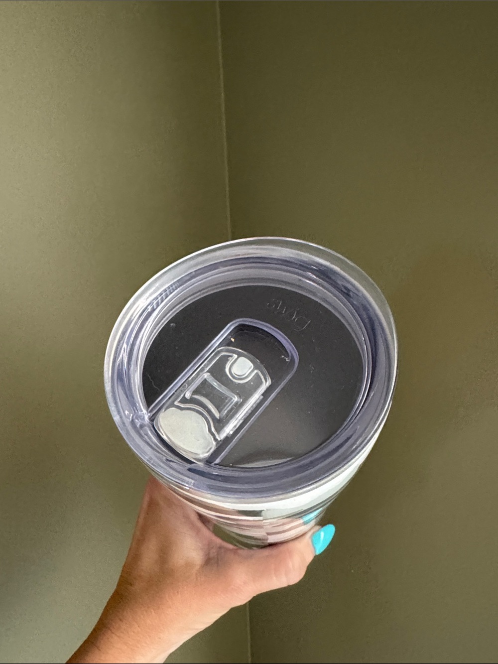 Gray Camo Insulated Travel Tumbler - Stainless Water Bottle - Picture 3 of 5